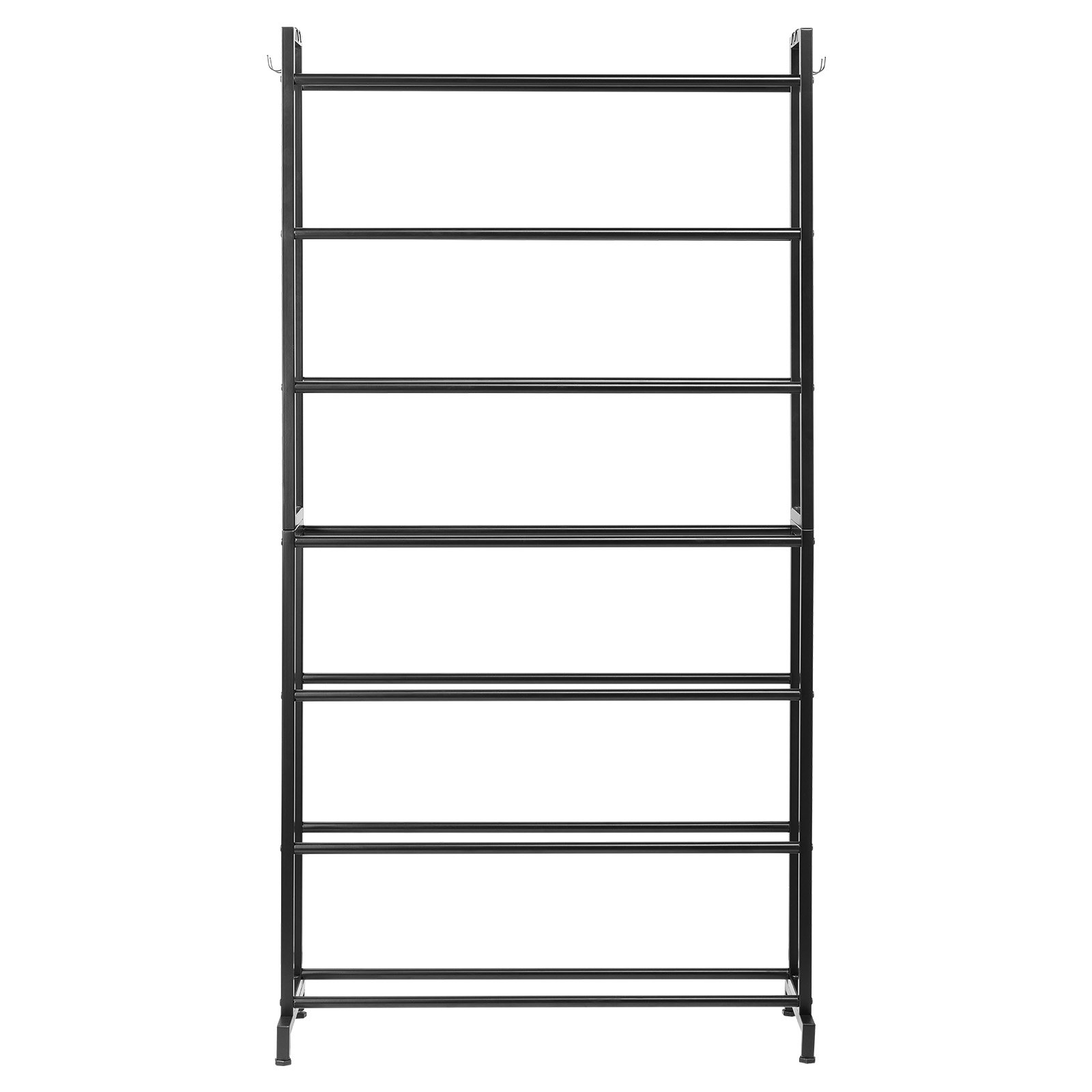 Regał do przechowywania filamentu do drukarki 3D VEVOR, 7 poziomów, uchwyt na szpulę filamentu, 840 x 320 x 1650 mm, nośność 54,4 kg na poziom, akcesoria do drukarek 3D do studia druku 3D, warsztatu, czarny