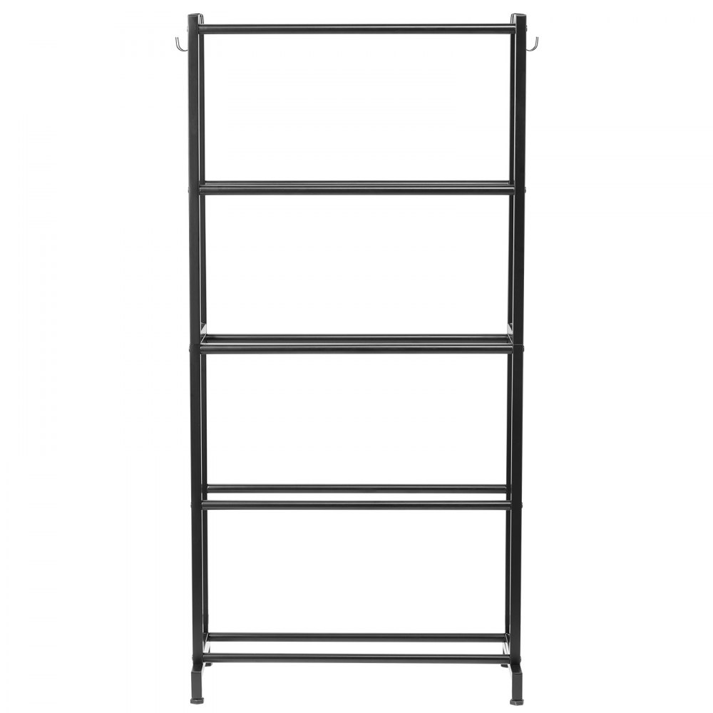 Regał do przechowywania filamentu do drukarki 3D VEVOR, 5 poziomów, uchwyt na szpulę filamentu, 635 x 320 x 1300 mm, nośność 45,3 kg na poziom, organizer na akcesoria do drukarki 3D do studia druku 3D, warsztatu, czarny