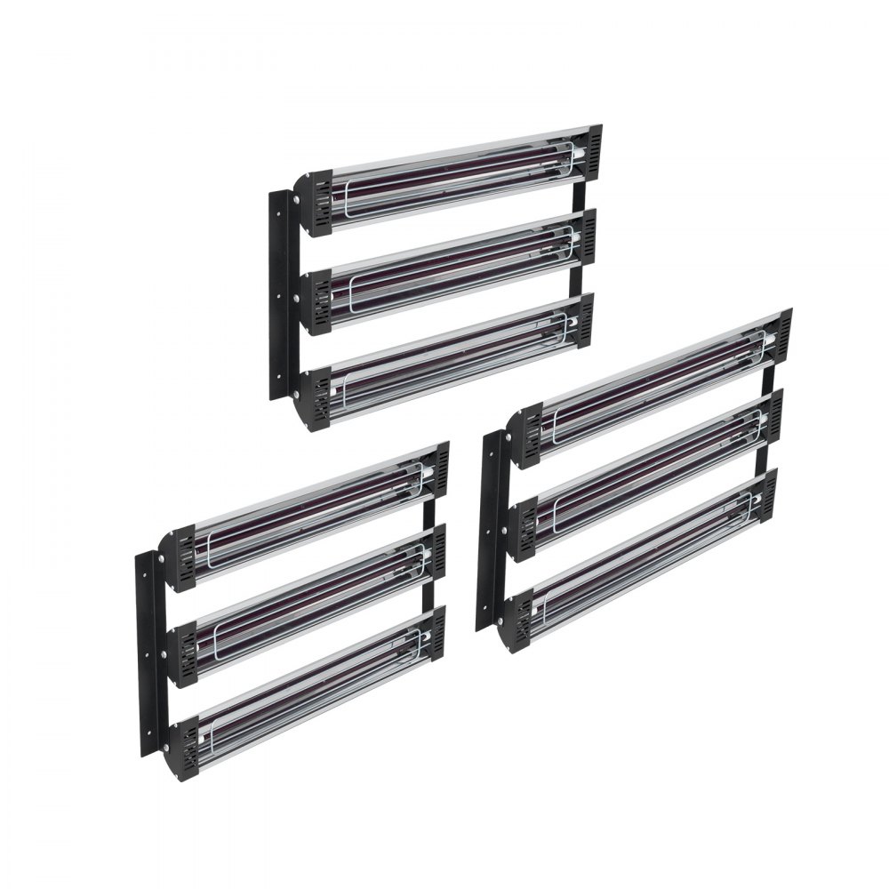 VEVOR 3x suszarka do farb reflektor promiennik podczerwieni lampa na podczerwień 3kW