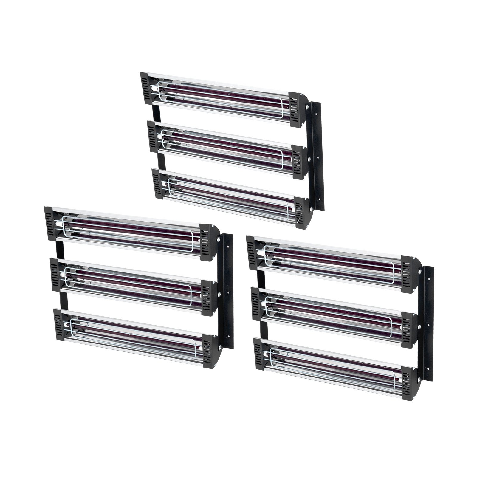 VEVOR 3x suszarka do farb reflektor promiennik podczerwieni lampa na podczerwień 3kW