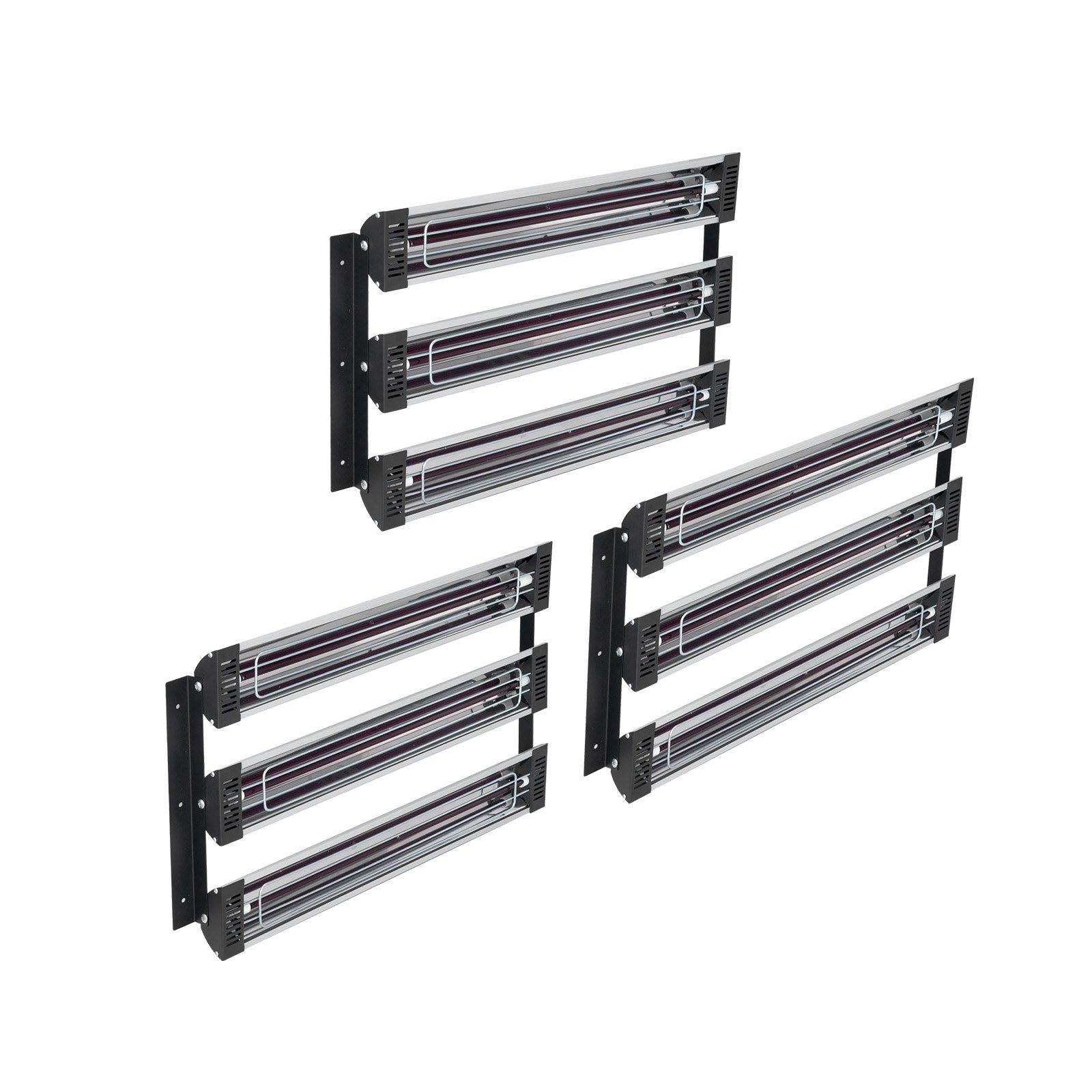 VEVOR 3x suszarka do farb reflektor promiennik podczerwieni lampa na podczerwień 3kW