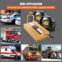 400W 8 dźwiękowy głośny alarm ostrzegawczy samochodu policyjny róg pożarowy głośnik PA system mikrofonowy