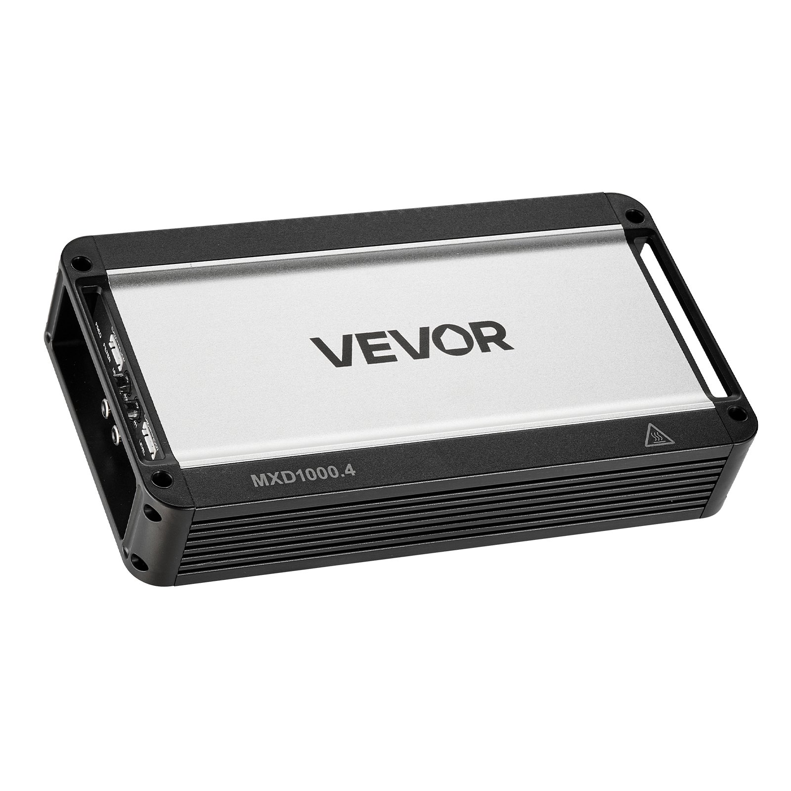 Wzmacniacz samochodowy VEVOR 4-kanałowy, wzmacniacz mostkowy klasy D, maks. 4 x 500 W przy 4 omach / 4 x 1000 W przy 2 omach, wzmacniacz o wysokiej wydajności do SUV-ów, pick-upów i pojazdów terenowych, wzmacniacz audio wielokanałowy