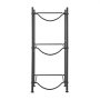 VEVOR 3-Tier Water Jug Holder, 5-Gallon Water Bottle Holder, Single-Row Water Bottle Rack for 3 Bottles, Sturdy Water Jug Rack for Kitchen, Office, Living Room, Black