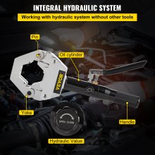 VEVOR Szczypce Do Zaciskania Węże Hydrauliczne Węże Hydrauliczne Automaty Bębnowe Bębnowe 71500