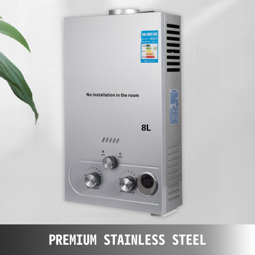 16KW 8L gazowy gaz ziemny bezzbiornikowy natychmiastowy podgrzewacz ciepłej wody kocioł łazienka prysznic