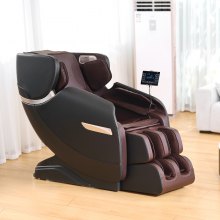 Fotel do masażu VEVOR - Fotel o zerowej grawitacji całego ciała z wieloma trybami automatycznymi, Shiatsu 3D, ogrzewaniem, głośnikiem Bluetooth, poduszką powietrzną, rolką podnóżkową i ekranem dotykowym