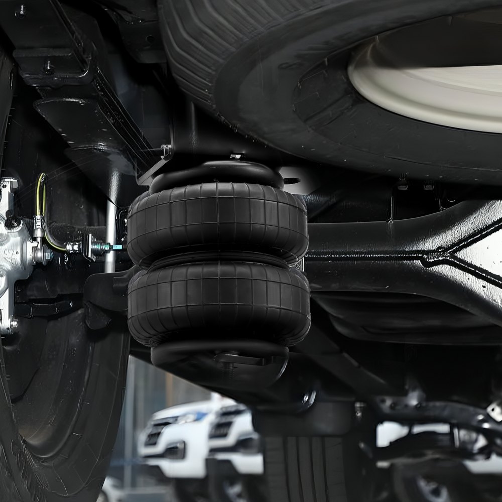 Zestaw zawieszenia pneumatycznego VEVOR, zestaw zawieszenia pneumatycznego kompatybilny z modelami Ford F250/F350 2WD 4WD z lat 1999–2004, Ford F250/F350 2WD 4WD z lat 2008–2010, obciążenie 5000 funtów, ciśnienie od 5 do 100 PSI