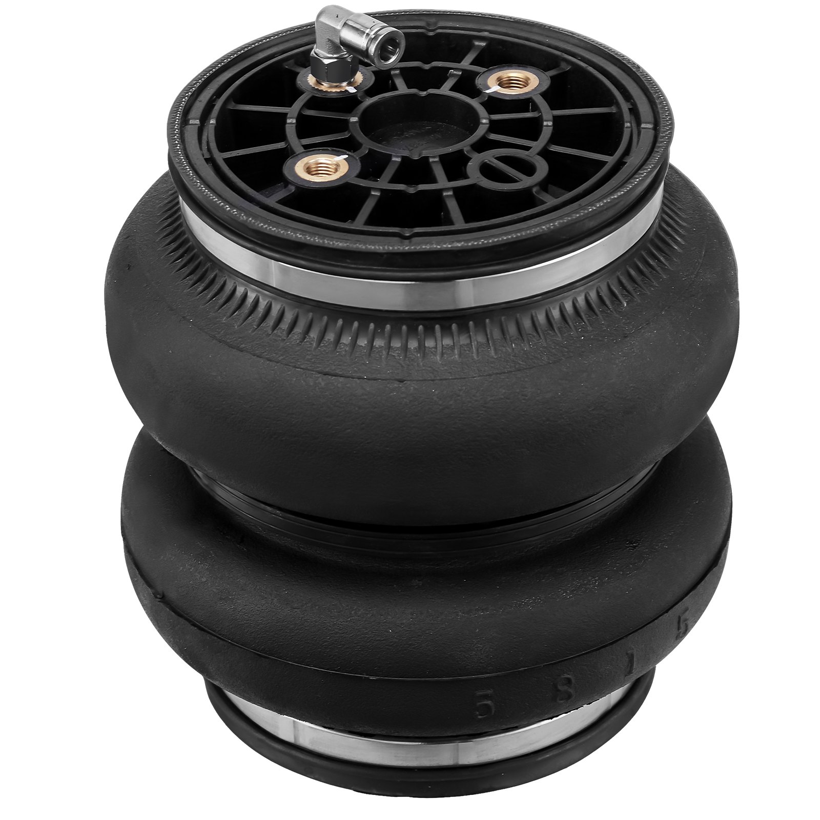 Zestaw zawieszenia pneumatycznego VEVOR, zestaw zawieszenia pneumatycznego kompatybilny z modelami Chevrolet Silverado 2500/3500HD z lat 2011–2019 oraz GMC Sierra 2500/3500HD z napędem na cztery koła i napędem na tylne koła, obciążeniem 5000 funtów i ciśnieniem od 5 do 100 psi