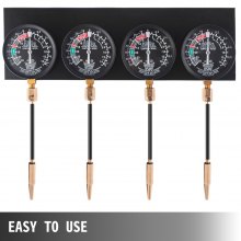 VEVOR Pompa Próżniowa Pro Fuel Vacuum Gaźnik Synchronizator Synchronizacji Carb Zestaw Wskaźników Gumowy Wąż