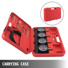 VEVOR Pompa Próżniowa Pro Fuel Vacuum Gaźnik Synchronizator Synchronizacji Carb Zestaw Wskaźników Gumowy Wąż