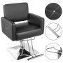 150kg krzesło fryzjerskie Hydrauliczne krzesło fryzjerskie Fotel fryzjerski ze skóry PU do SPA