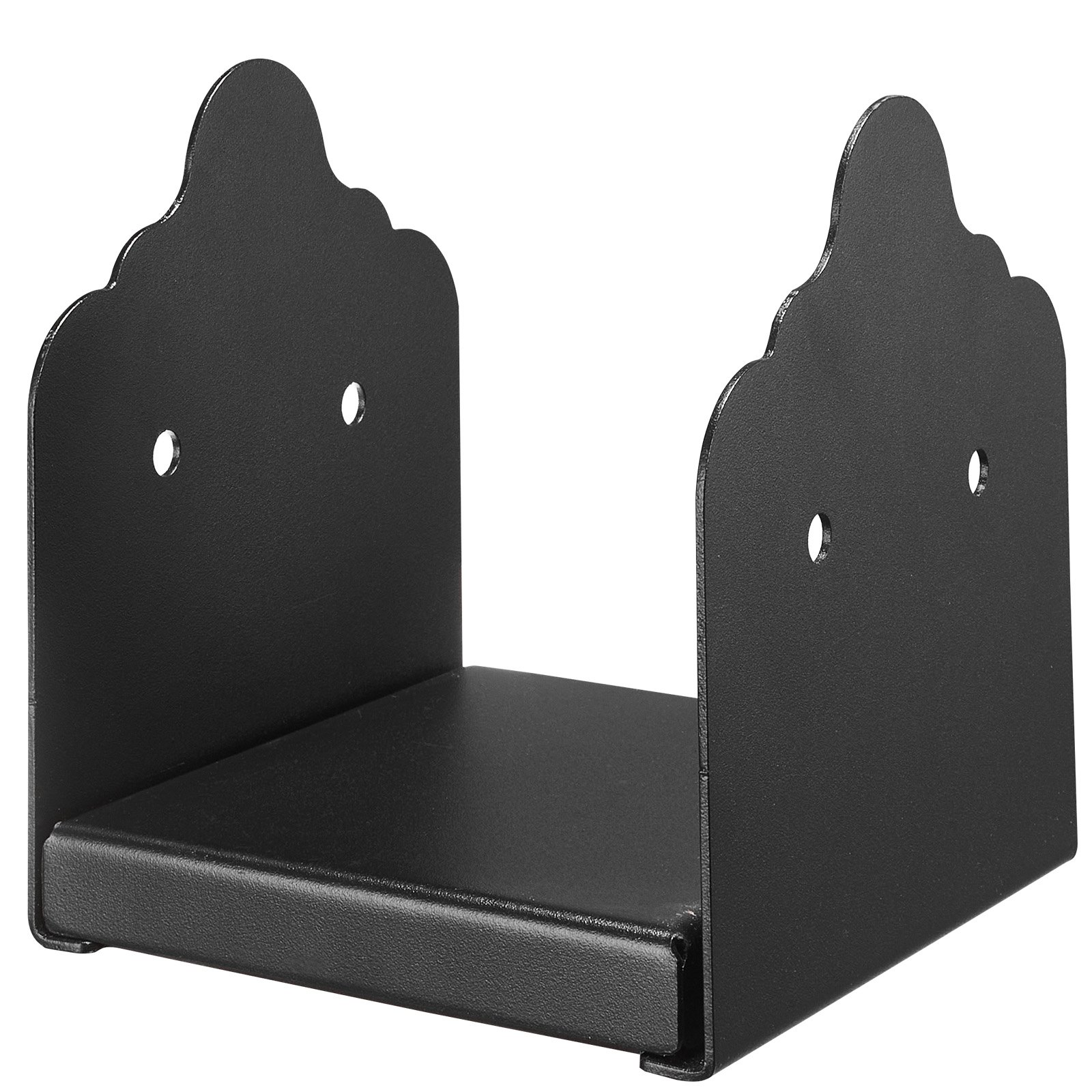 Wspornik słupka VEVOR, 2 sztuki, wymiary wewnętrzne 150 x 141 mm, kompatybilny ze słupkami 152,4 x 139,7 / 139,7 x 139,7 / 147,3 x 139,7 mm, tuleja przykręcana do podstawy wspornika balustrady tarasu altany, kolor czarny