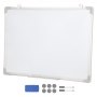 Tablica magnetyczna VEVOR z półką na pisaki 457 x 610 mm, tablica suchościeralna z 2 pisakami + 6 magnesami + 1 gąbką magnetyczną, tablica suchościeralna do notatek, do biura, szkoły itp.