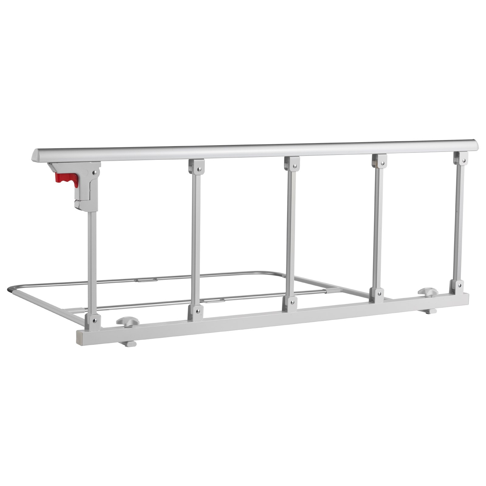 VEVOR składana barierka zabezpieczająca łóżko dla seniorów, 122 cm barierka zabezpieczająca łóżko z paskiem mocującym, zabezpieczenie przed upadkiem, uchwyt do ochrony dłoni, ochraniacz krawędzi, pasuje do łóżek typu king-size, queen-size, full-size i twin