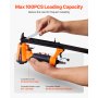 Zszywacz pneumatyczny VEVOR, gwoździarka pneumatyczna do serii 80, korona 12,8 mm, długość 6-16 mm, zszywki, ciśnienie 70-110 PSI, zszywacz do obróbki drewna, tapicerki, rękodzieła, projektów DIY