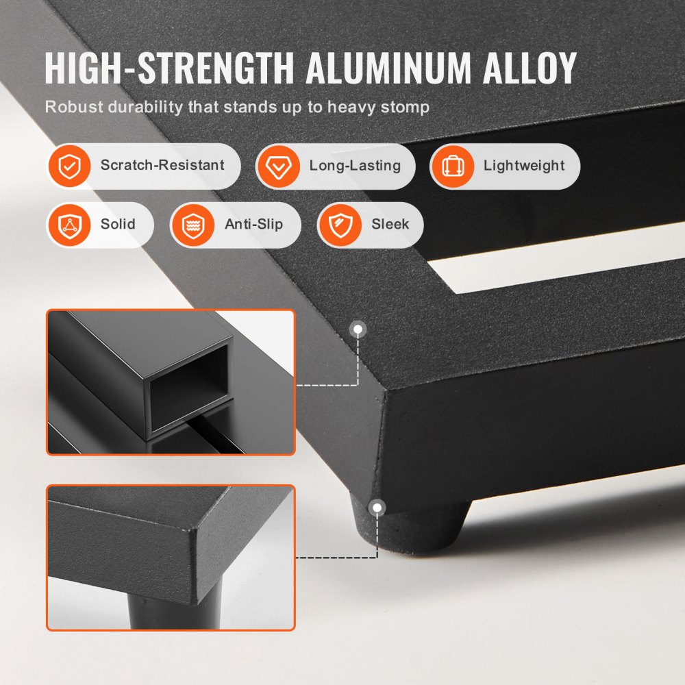 VEVOR Pedalboard do gitary, 508 x 280 mm, stop aluminium, 1 kg, Pedalboard do gitary z torbą transportową, zapięcie na rzep, paski rolkowe, mieści 10-12 pedałów gitarowych