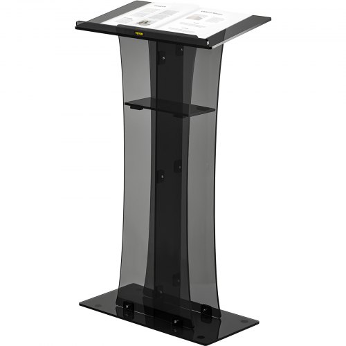 VEVOR biurko wysoki stolik wysoki 68x36x119 cm mównica mównica biurko akryl