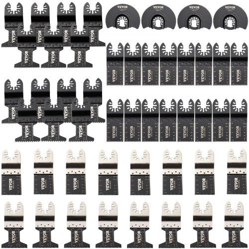 Brzeszczoty VEVOR 50x Ostre piły oscylacyjne Brzeszczot segmentowy Multitool