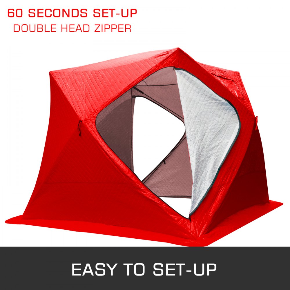 Ice Fishing Shelter Tent 210D Oxford wodoodporny namiot wędkarski dla 3 osób z torbą transportową