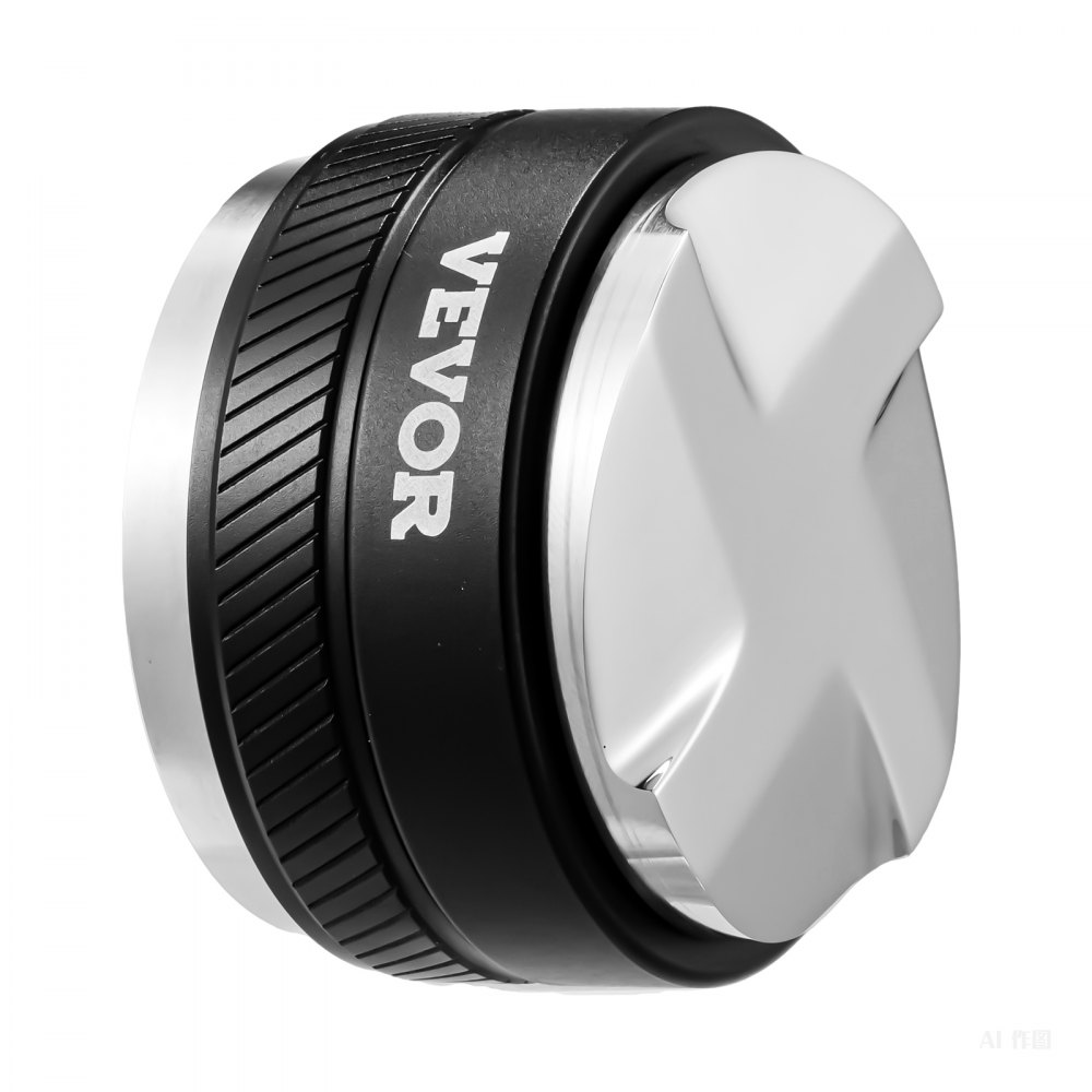 Dystrybutor kawy VEVOR 2 w 1, regulowany dystrybutor espresso (51 mm) z podstawą w kształcie wachlarza, wykonany ze stali nierdzewnej 304, z łatwą do demontażu konstrukcją