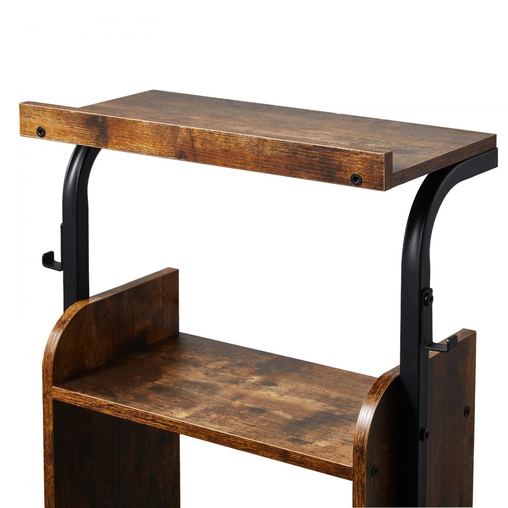 Stacja karmienia VEVOR 500 x 198 x 1450 mm, podwyższone miski dla psów, podwyższony stojak na miskę dla psa, miska na karmę, stojak na miskę dla psa, uchwyt na miskę z regulacją wysokości, pałąk dla psów dużych, średnich i małych