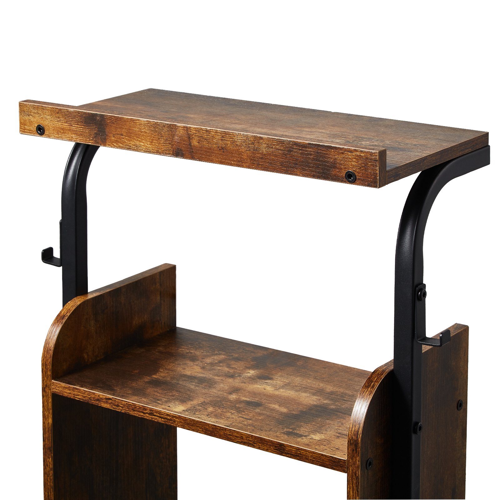 Stacja karmienia VEVOR 500 x 198 x 1450 mm, podwyższone miski dla psów, podwyższony stojak na miskę dla psa, miska na karmę, stojak na miskę dla psa, uchwyt na miskę z regulacją wysokości, pałąk dla psów dużych, średnich i małych