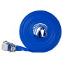 VEVOR flat hose, 38 mm x 30 m, wastewater hose, with clamps, camlock, aluminum fittings, suitable for various pumps, for wastewater treatment, water transport and other purposes