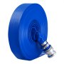 VEVOR flat hose, 38 mm x 30 m, wastewater hose, with clamps, camlock, aluminum fittings, suitable for various pumps, for wastewater treatment, water transport and other purposes