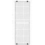VEVOR Panele ścienne kratowe 610 x 11 x 1828 mm 3 szt. Półka ścienna do montażu na ścianie, wykonana ze stali węglowej, tablica na zdjęcia do przechowywania dekoracji, tablica ogłoszeń, czarna