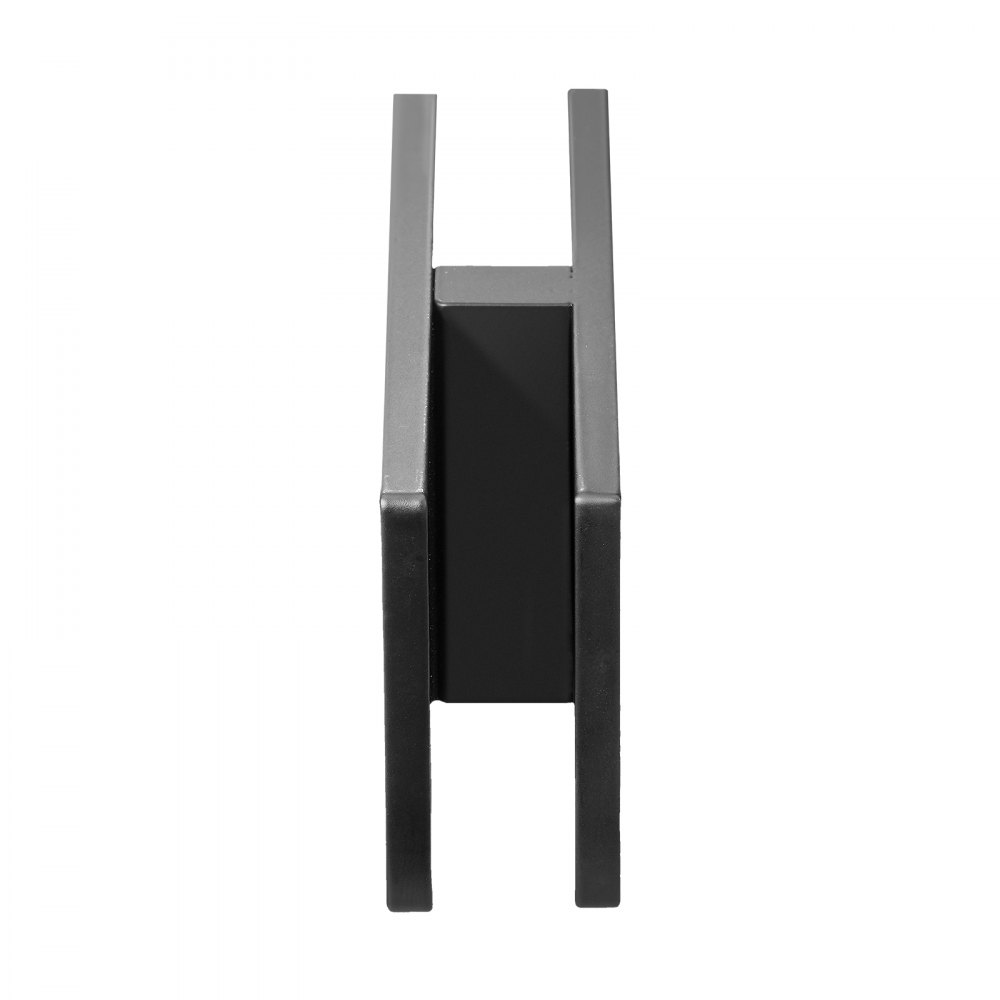 Zacisk szklany VEVOR, 4 sztuki, prostokątny uchwyt do balustrady szklanej do szkła hartowanego o grubości 0,31"–0,47", zacisk montażowy do szkła ze stali nierdzewnej 304, uchwyt do półki szklanej o grubości 0,2" na balkon, do ogrodu, basenu, na schody