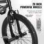 Rower BMX VEVOR Freestyle BMX, koła 50,8 cm z 4 podnóżkami, rowery dla początkujących i zaawansowanych, nośność 120 kg, rama BMX wykonana ze stali Hi-Ten, dla dorosłych, mężczyzn i kobiet