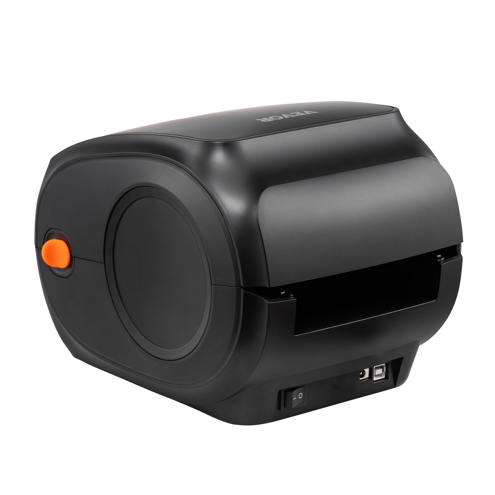 Drukarka etykiet termicznych VEVOR o rozdzielczości 300 DPI Drukarka etykiet 3600 etykiet na godzinę Drukarka etykiet wysyłkowych Bluetooth/USB Automatyczne rozpoznawanie etykiet Windows Mac OS Linux Chromebook