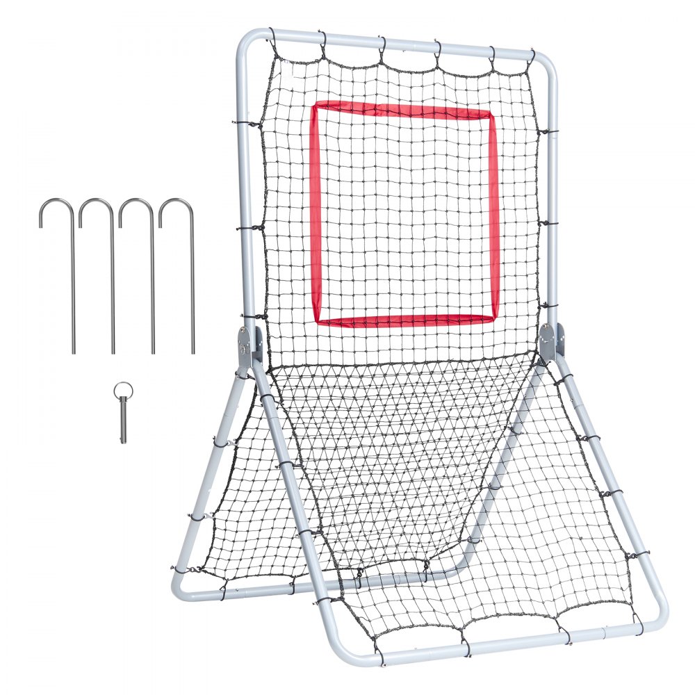 Siatka odbijająca VEVOR Multisport Baseball Softball Pitchback 107x183cm Siatka treningowa