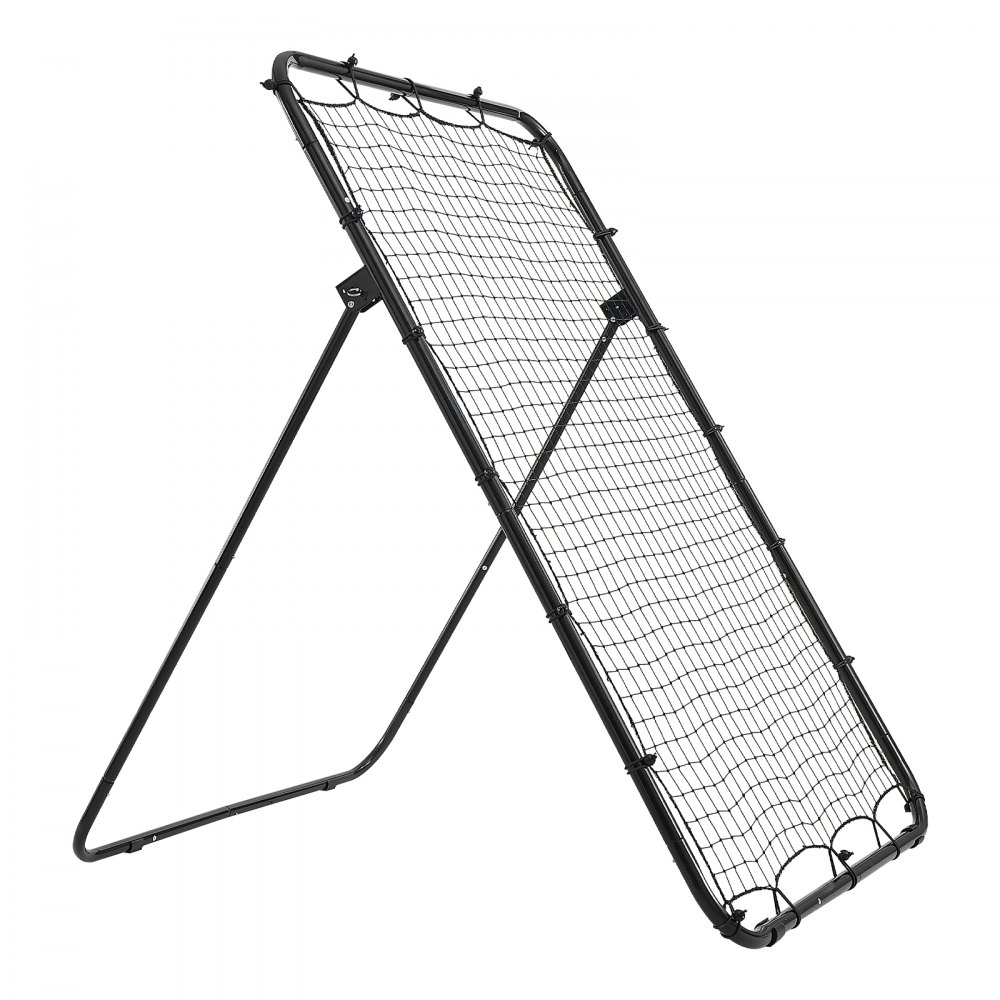 Siatka do odbijania piłki baseballowej VEVOR 120 x 180 cm, 5-kątowa siatka treningowa do gry w baseball, softball i treningów indywidualnych w pomieszczeniach i na zewnątrz, z siatką polietylenową, 4 kotwami gruntowymi i składaną stalową ramą
