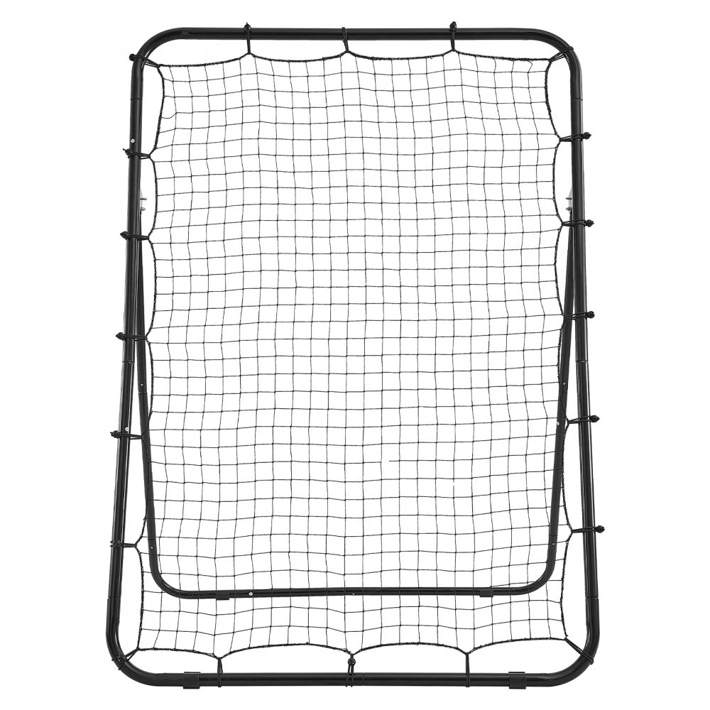 Siatka do odbijania piłki baseballowej VEVOR 120 x 180 cm, 5-kątowa siatka treningowa do gry w baseball, softball i treningów indywidualnych w pomieszczeniach i na zewnątrz, z siatką polietylenową, 4 kotwami gruntowymi i składaną stalową ramą