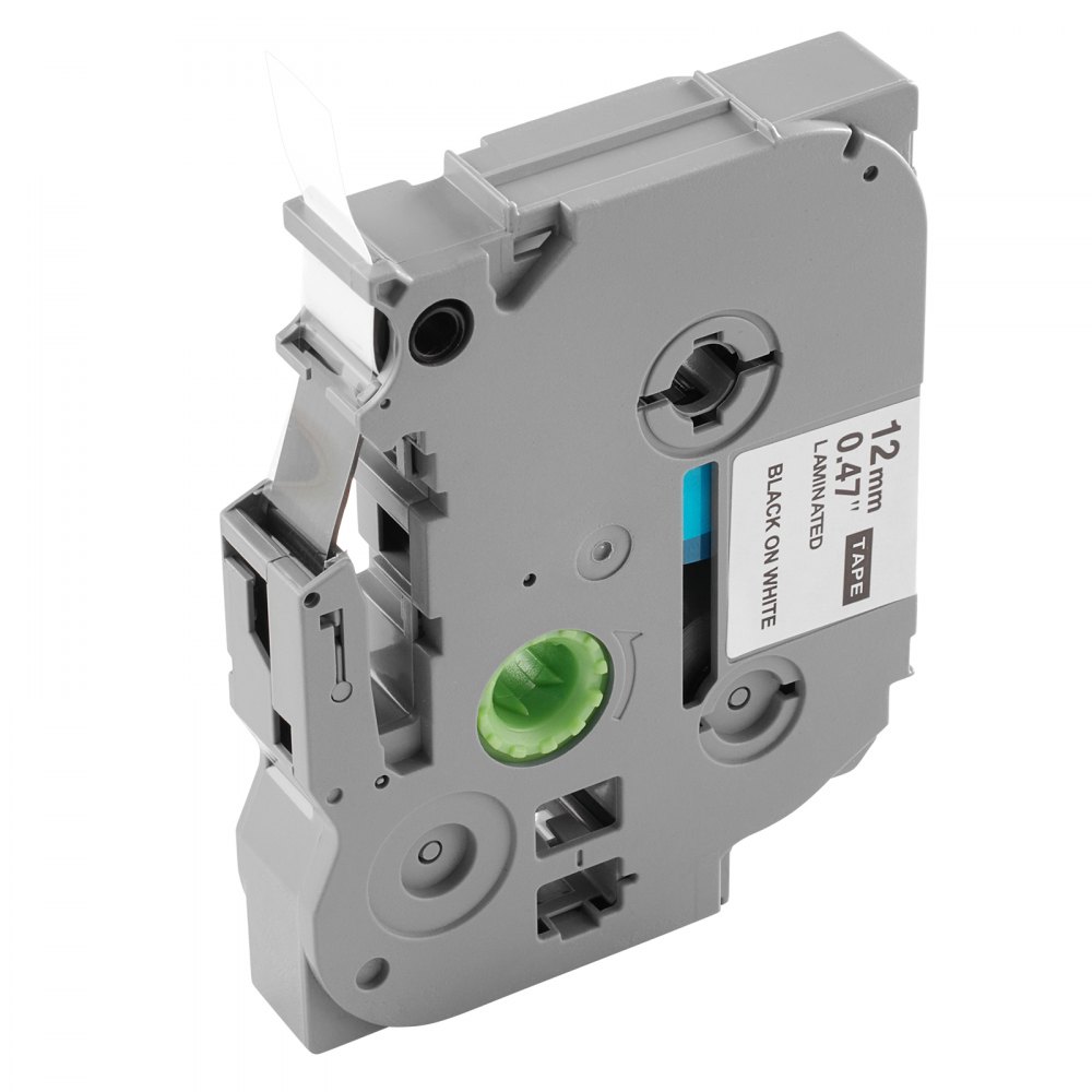 VEVOR 6-pak kolorowych taśm etykietowych o szerokości 12 mm, kompatybilnych z różnymi typami drukarek Brother P-Touch PT-1230PC, PT-1280, PT-D200, PT-P400 dla TZe-131 TZe-231 TZe-431 TZe-531 TZe-631 TZe-731