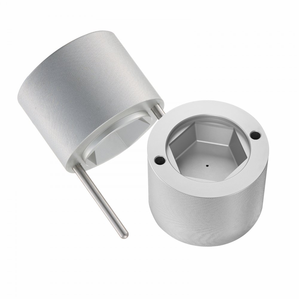 Zestaw do robienia kulek lodowych VEVOR Ice Press 65 mm Forma do robienia kulek lodowych z aluminium lotniczego ze szczypcami i tacką ociekową, diamentowa maszyna do robienia kulek lodowych do whisky, koktajli, burbonów i szkockiej whisky na przyjęciach i wakacjach