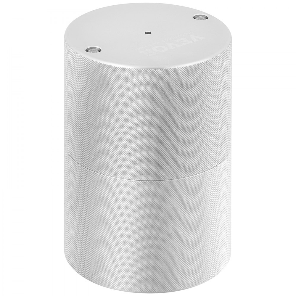 Zestaw foremek do lodu VEVOR 60 mm, foremka do lodu, forma do kulek lodowych ze szczypcami do lodu i tacką ociekową, aluminiowe, trwałe foremki do lodu, pojemnik na kostki lodu, whisky, americano, sok i mleko, srebrny