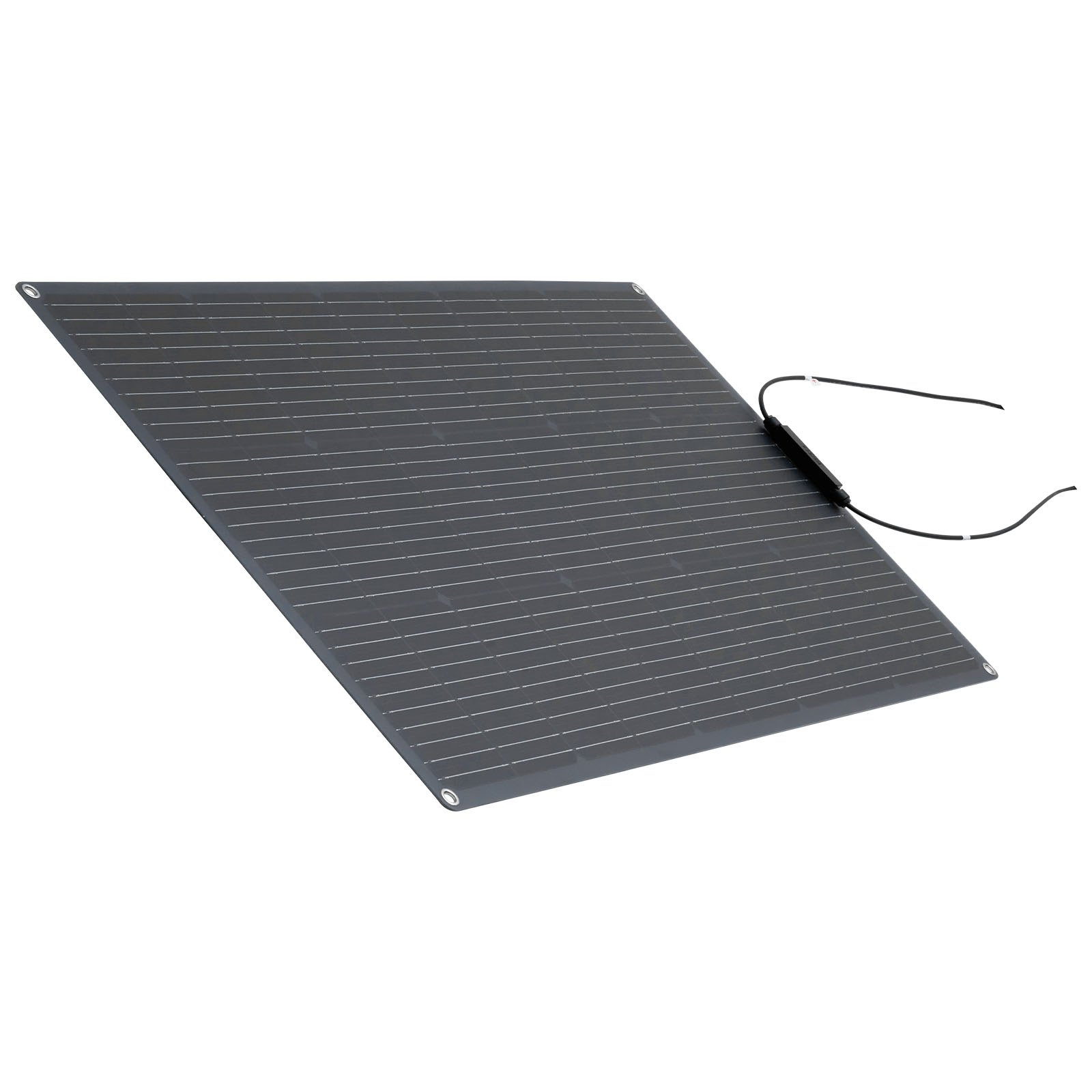 Monokrystaliczny panel słoneczny VEVOR, półelastyczny panel słoneczny o mocy 100 W, ładowarka poza siecią z wyjściem MC4, wodoodporność IP67, elektrownia balkonowa do łodzi, kamperów, samochodów, domków i powierzchni zakrzywionych