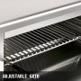 BuoQua Lift Salamander 2000W Salamander Gastro Grill Salamander Powierzchnia robocza 45x26cm Grill Salamander Bartscher Gastronomy Stal nierdzewna z regulacją temperatury 50-300℃