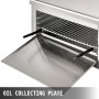 BuoQua Lift Salamander 2000W Salamander Gastro Grill Salamander Powierzchnia robocza 45x26cm Grill Salamander Bartscher Gastronomy Stal nierdzewna z regulacją temperatury 50-300℃