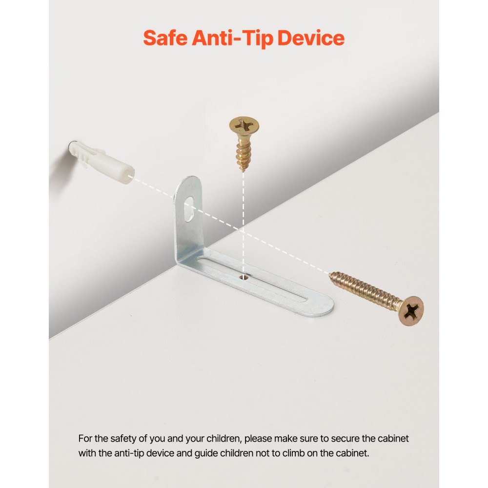 Regał biblioteczny VEVOR z 8 prostokątnymi przegrodami i półką o regulowanej wysokości, 180 cm, stojący, drewniany, półka ekspozycyjna do salonu, sypialni, gabinetu, biały