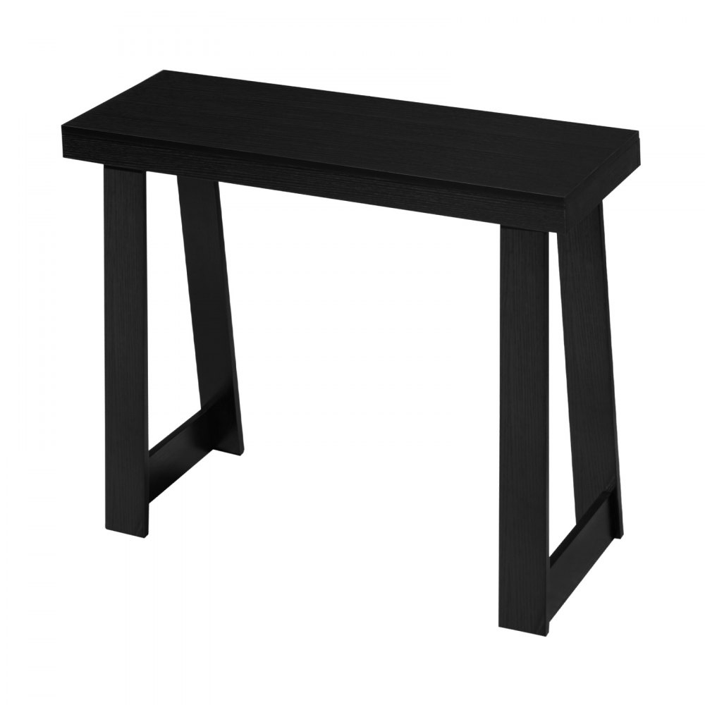 VEVOR Stolik konsolowy, stolik wejściowy za sofą (91,5 x 30,5 x 81 cm / dł. x szer. x wys.), prostokątny stolik boczny z płyty wielowarstwowej do przedpokoju, sypialni, salonu, holu, nowoczesny czarny stolik do przedpokoju