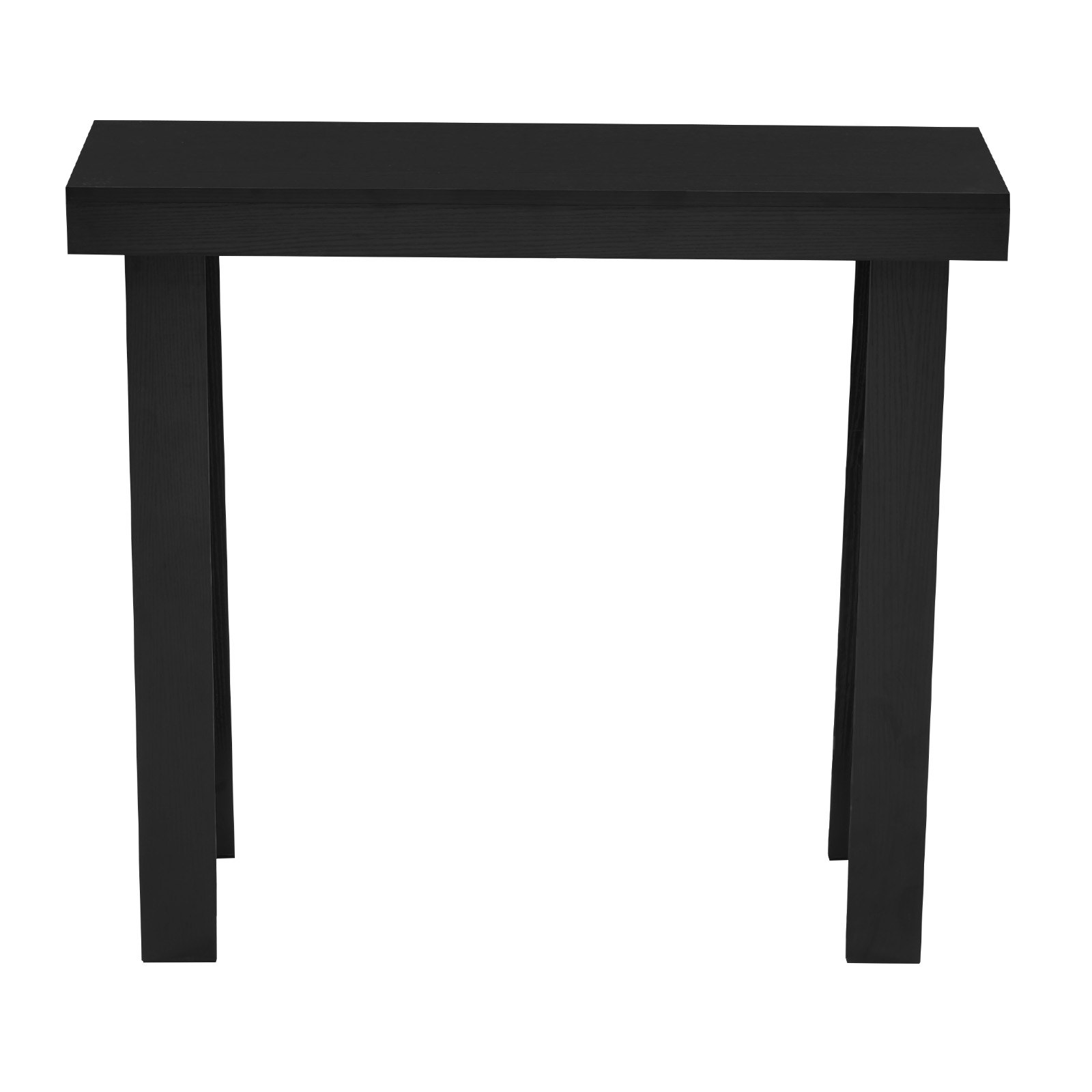 VEVOR Stolik konsolowy, stolik wejściowy za sofą (91,5 x 30,5 x 81 cm / dł. x szer. x wys.), prostokątny stolik boczny z płyty wielowarstwowej do przedpokoju, sypialni, salonu, holu, nowoczesny czarny stolik do przedpokoju