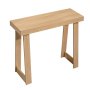 VEVOR Stolik konsolowy, stolik wejściowy za sofą (91,5 x 30,5 x 81 cm / dł. x szer. x wys.), prostokątny stolik boczny z płyty wielowarstwowej do przedpokoju, sypialni, salonu, holu, nowoczesny stolik do przedpokoju z naturalnego drewna