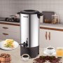 VEVOR Komercyjny dozownik gorących napojów, dozownik gorącej wody do kawy, 50 filiżanek, 1000 W, dozownik gorącej wody, 7,4 l, dozownik do soku, do biura, na imprezy, do kawiarni, na pikniki itp.