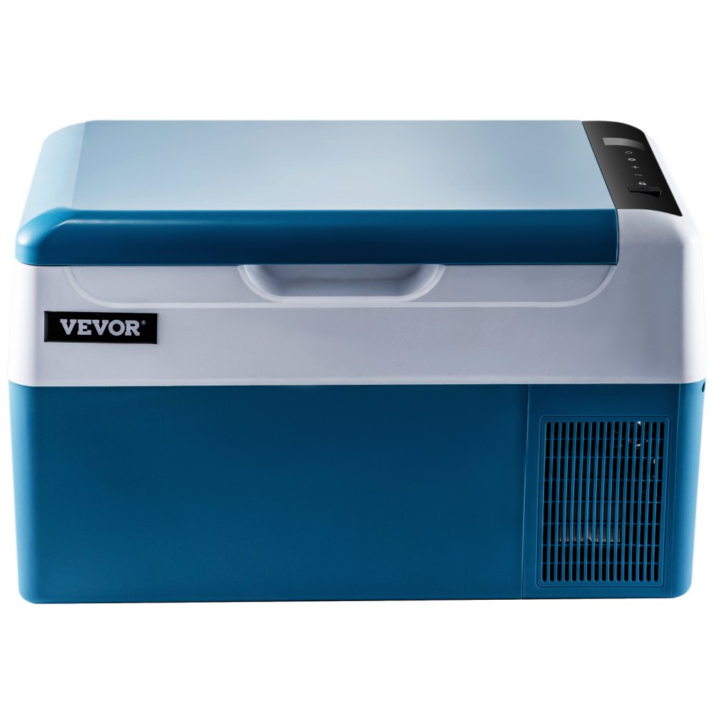 BuoQua 22L Car Refrigerator Compressor Cooler Stainless Steel Holiday Insulated Box Mini Fridge Cooler Car and Power Outlet