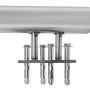 VEVOR 149.9 cm Handrails for Outdoor Steps Staircase for Porch Deck Side-mount