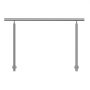 VEVOR 149.9 cm Handrails for Outdoor Steps Staircase for Porch Deck Side-mount